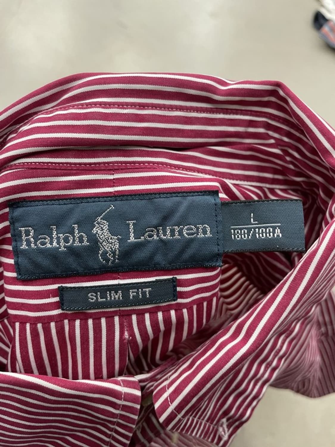 폴로 랄프로렌 스트라이프 셔츠 L 상품이미지4