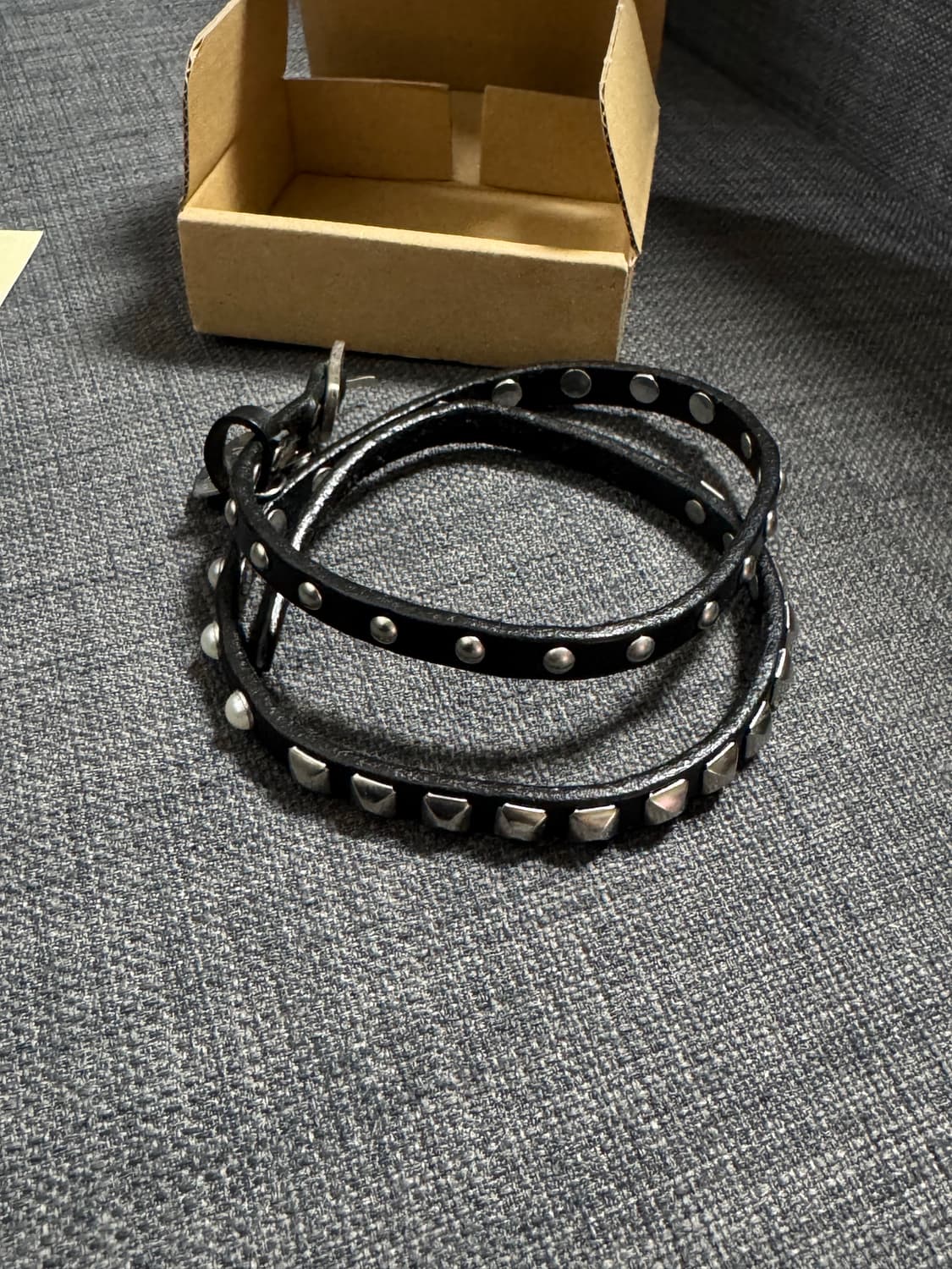 히스테릭글래머 가죽 피크 팔찌 상품이미지4