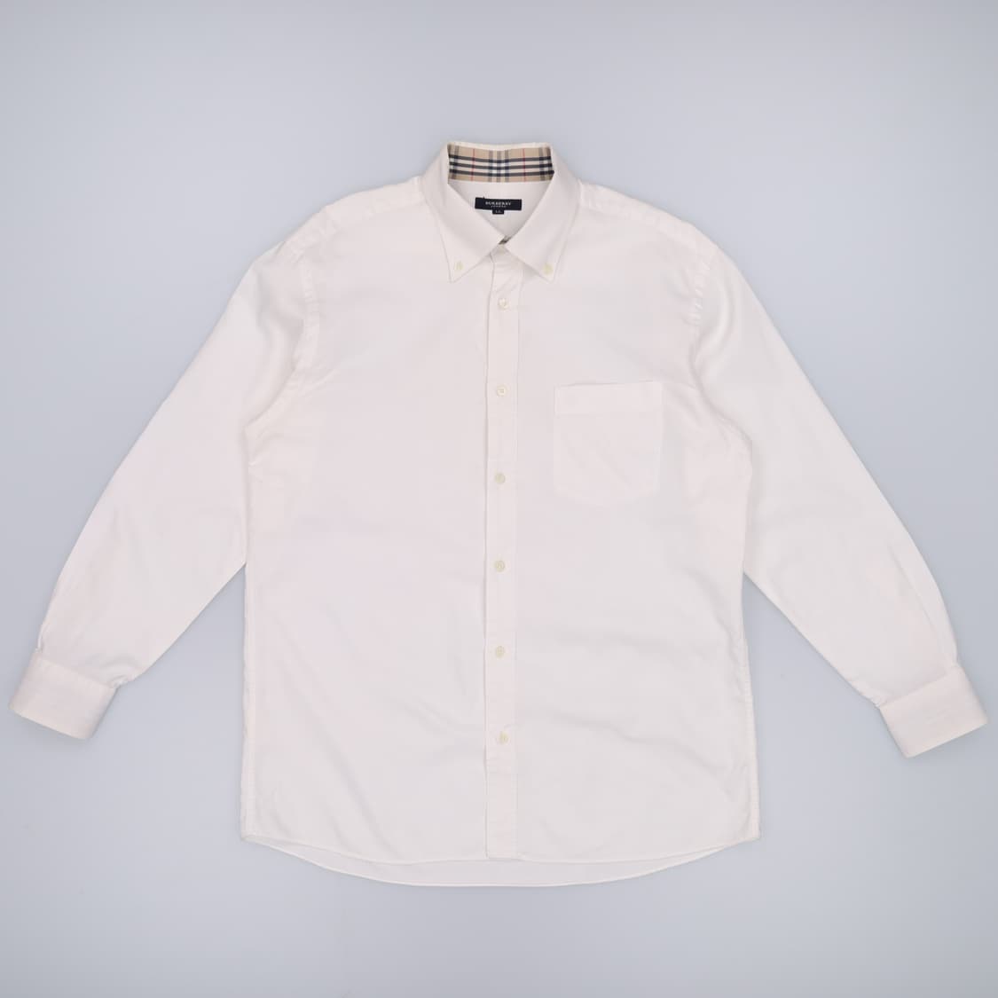 XL 버버리 빈티지 포켓 드레스 셔츠 화이트 4280 상품이미지1
