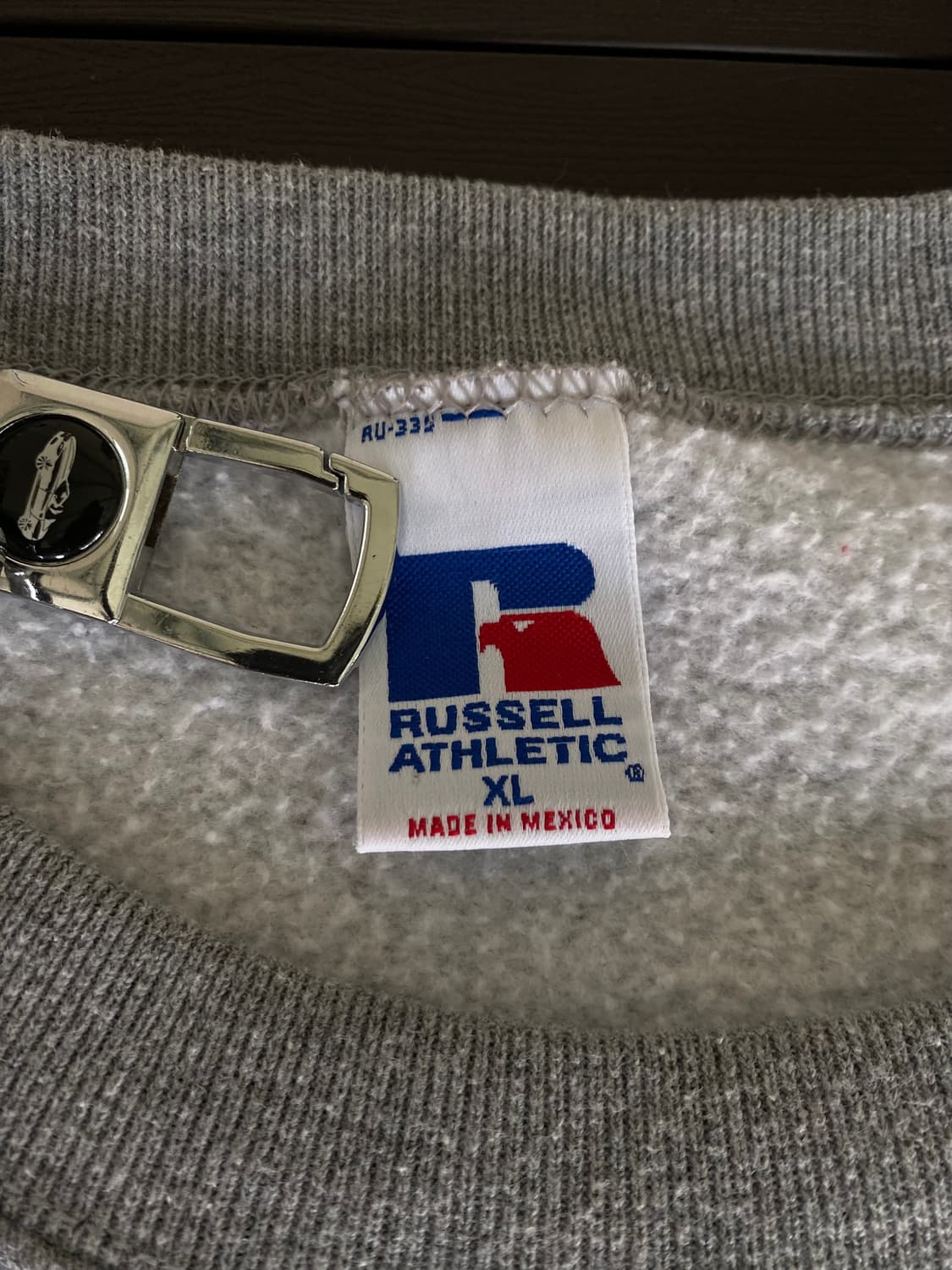 (XL) 90s 빈티지 러셀 스웻셔츠 그레이 상품이미지3