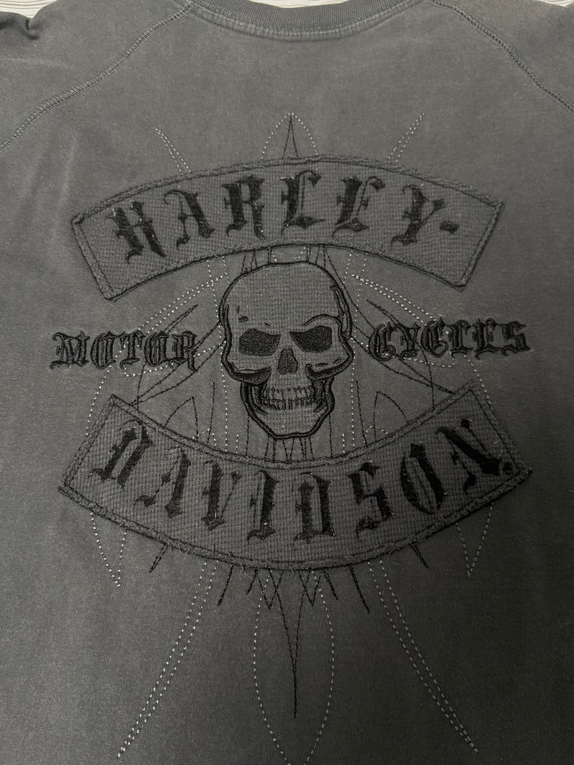 [할리데이비슨] 스컬 롱슬리브 XL 상품이미지4