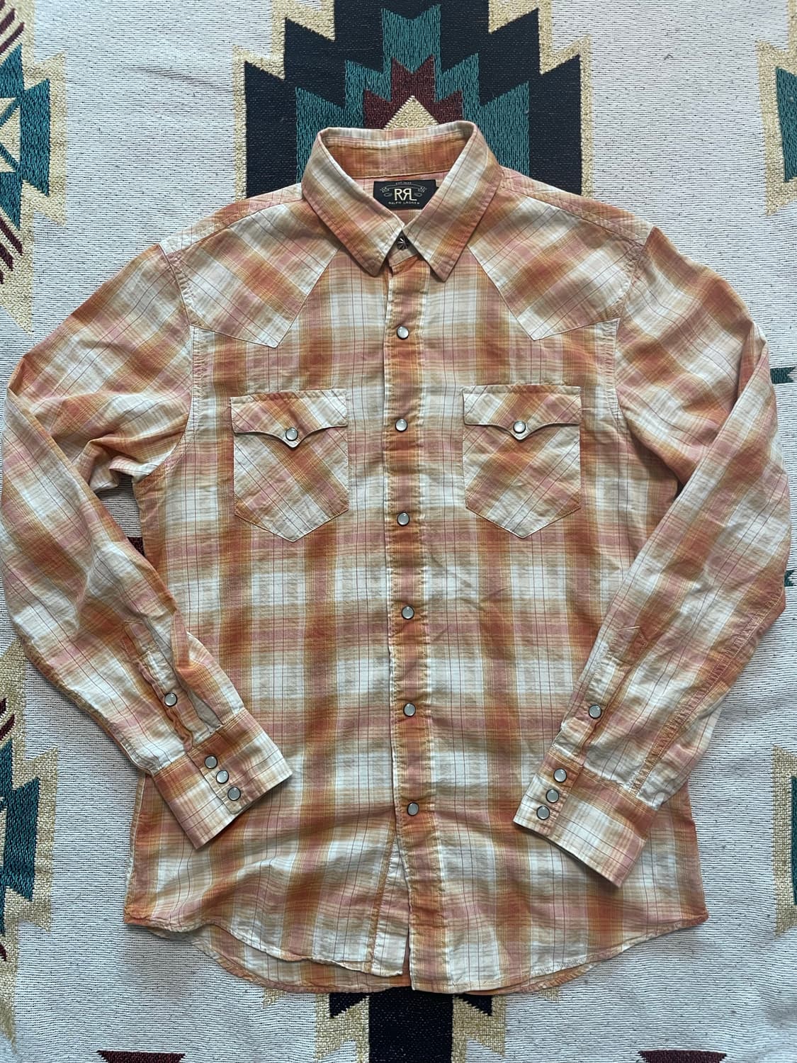 RRL 웨스턴셔츠(M) 상품이미지1