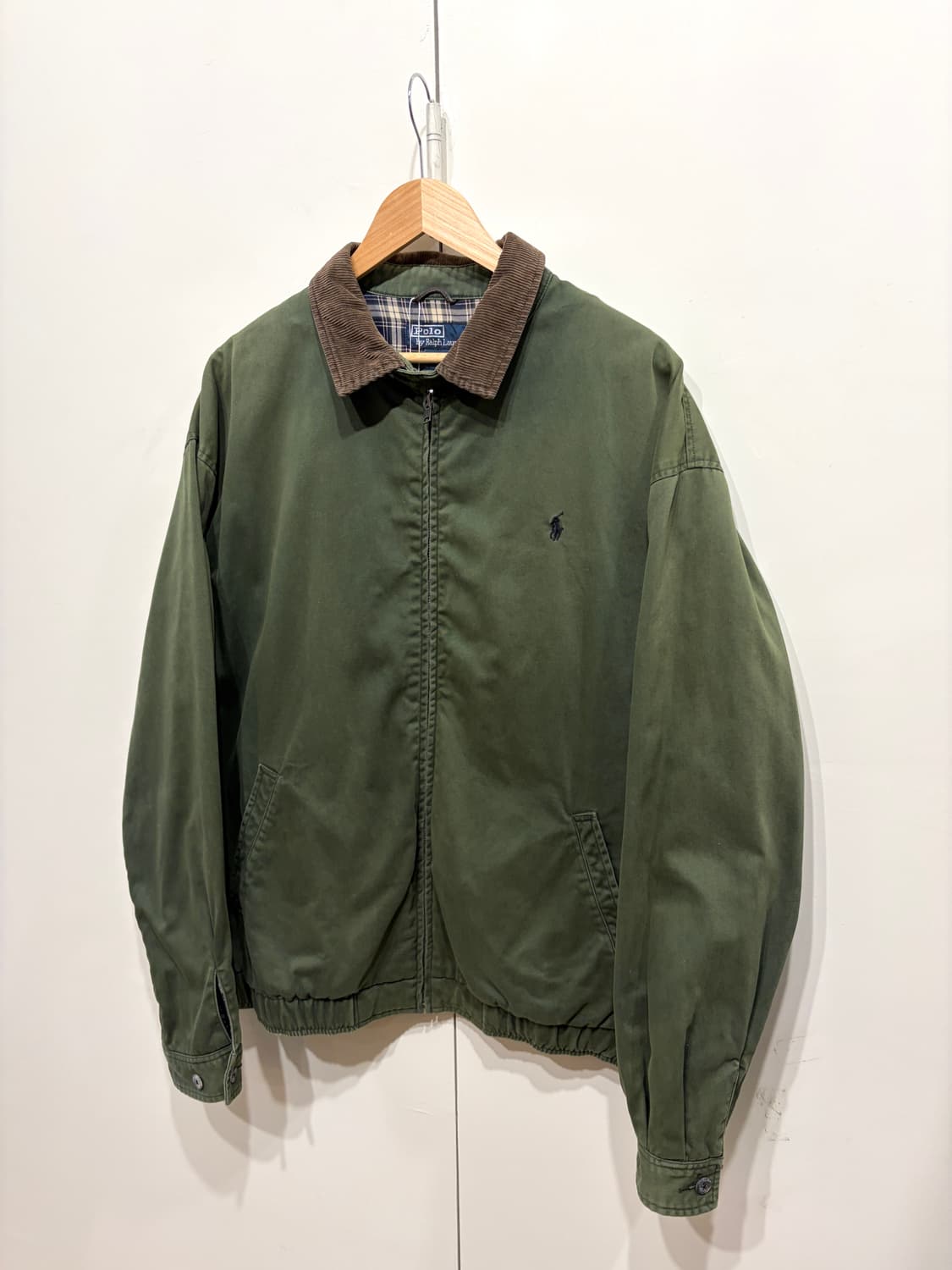 90's 폴로 랄프로렌 코듀로이 블루종 자켓 상품이미지3