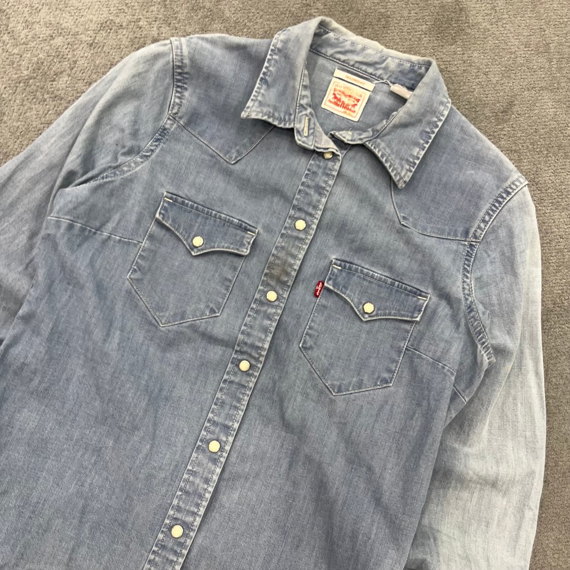 XS 리바이스 데님 웨스턴 셔츠 상품이미지2