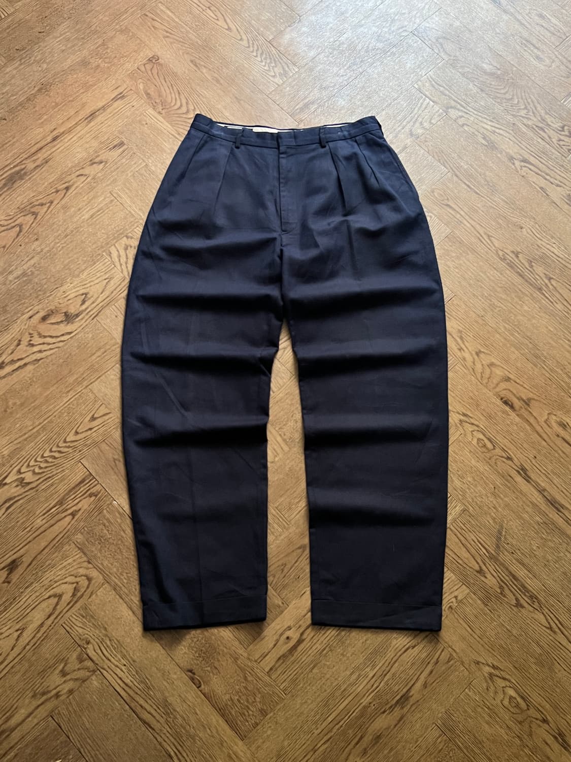 [34]폴로 랄프로렌 네이비 코튼 린넨 치노 팬츠 상품이미지1