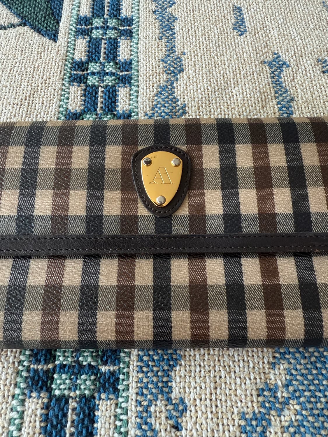 아쿠아스큐텀(Aquascutum) 체크 장지갑 상품이미지3