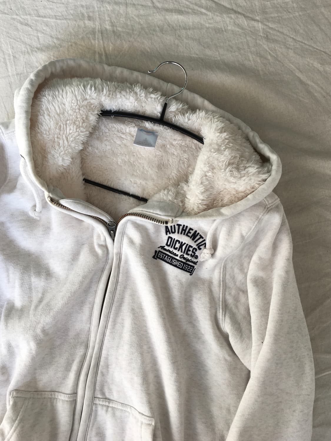 디키즈 가슴로고 양털 후드집업 상품이미지4