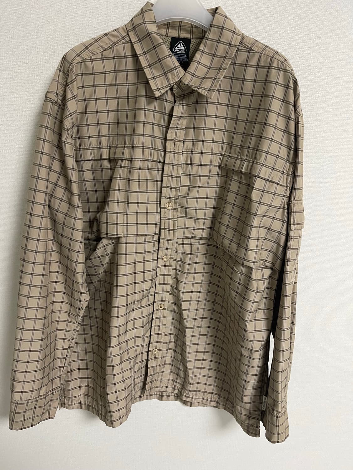 나이키 acg 체크 셔츠 상품이미지1