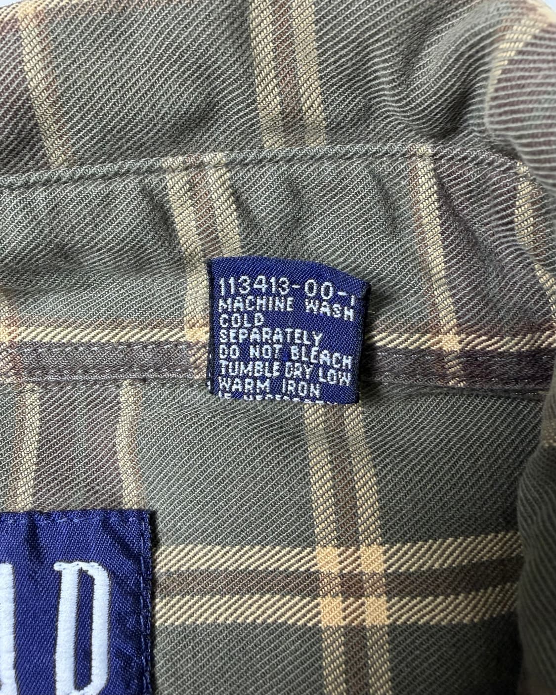 90s Gap Plaid Button Up Shirt 상품이미지4