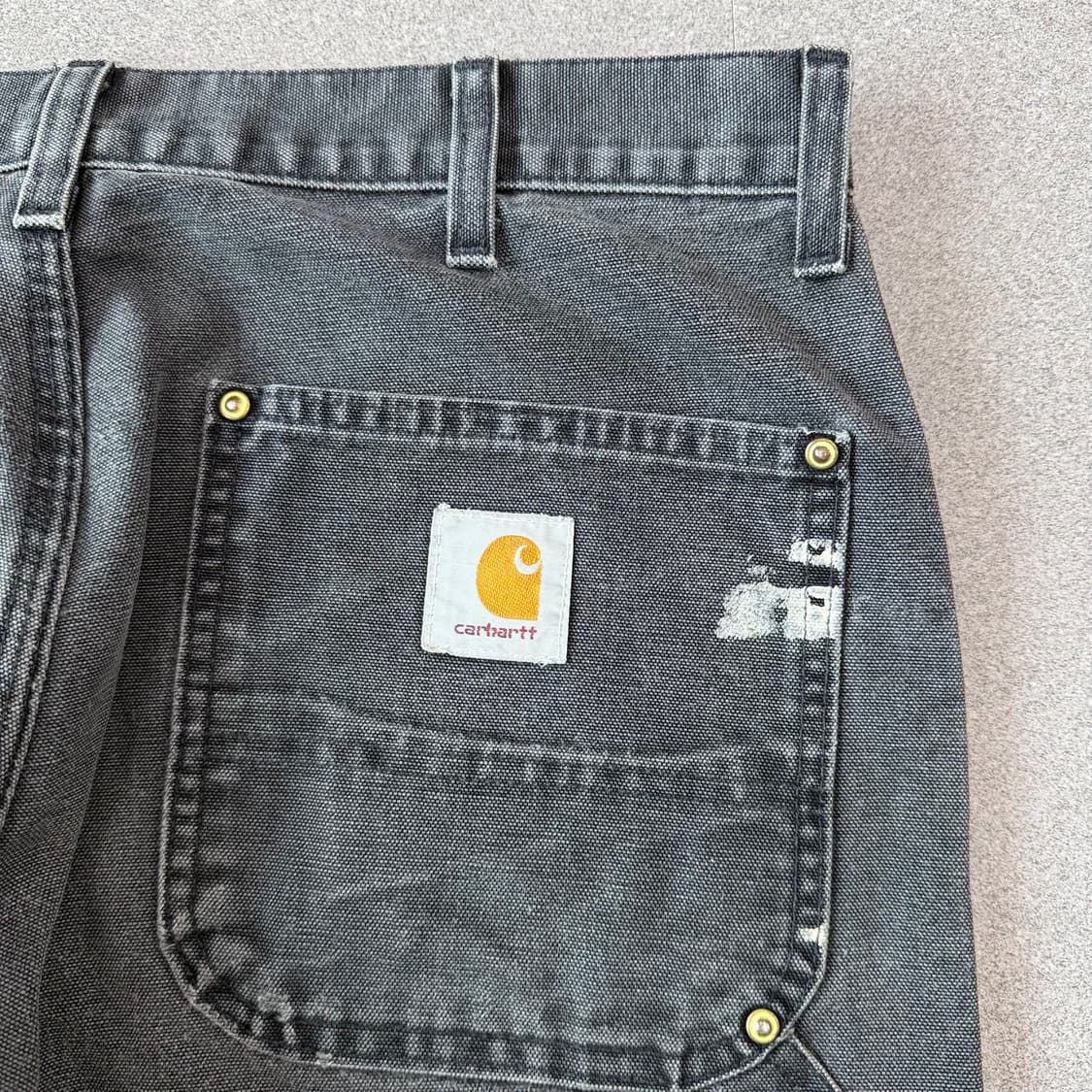 90s 올드 빈티지 칼하트 싱글니 WU1305 B11 BLK 상품이미지8
