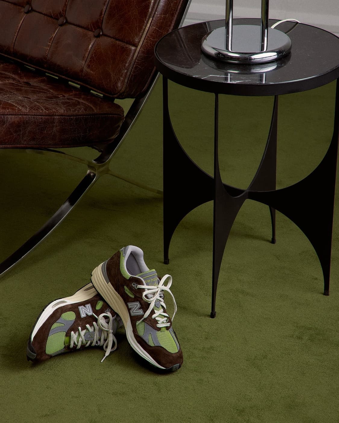 뉴발란스 x 다니엘 카타리 991v2 초콜릿 브라운 피스타치오 상품이미지3