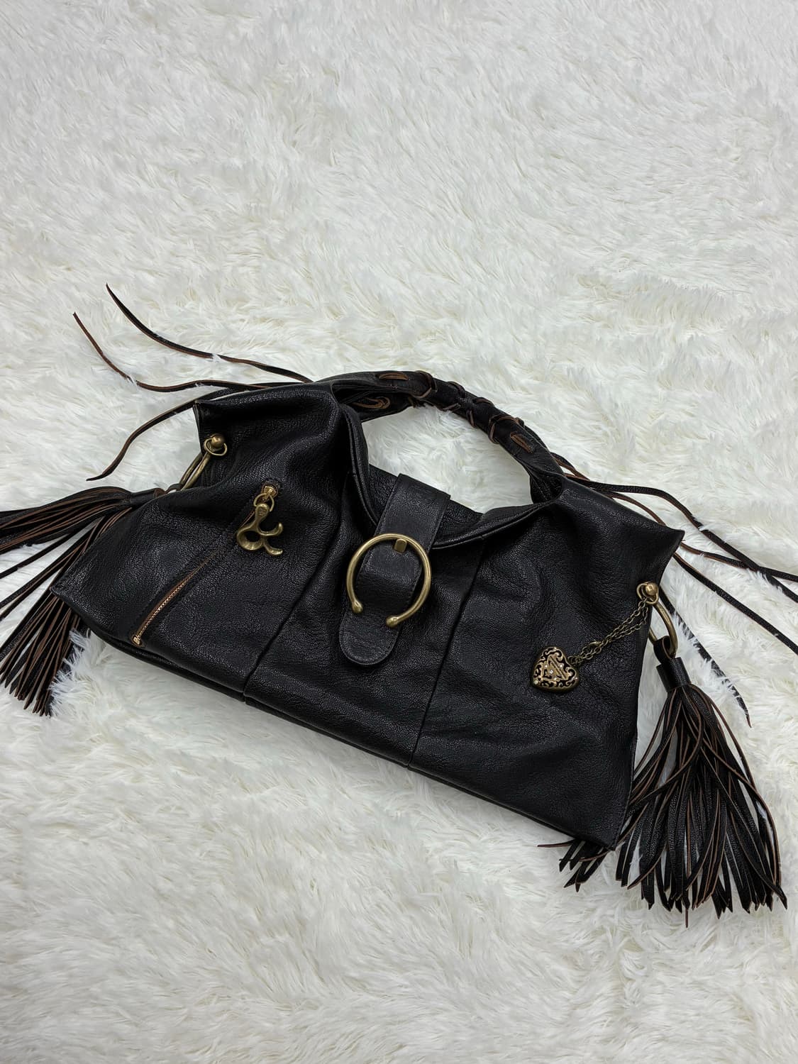 엔틱프린지 리얼레더백 상품이미지2