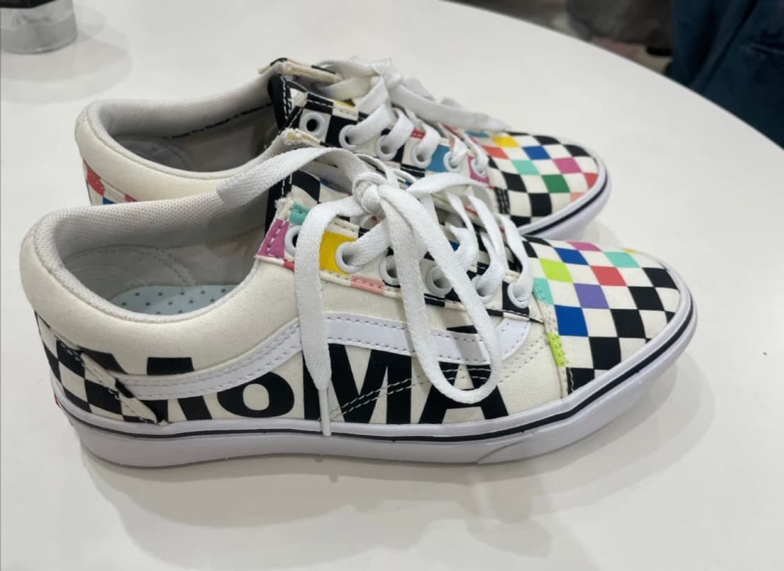 MOMA 콜라보 Vans 체크 멀티컬러 체커보드 상품이미지2