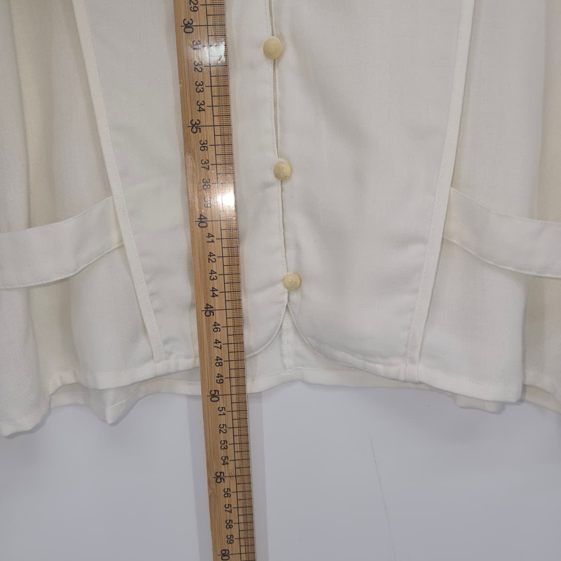 일본 빈티지 발민 여성 블라우스 아이보리 상품이미지5