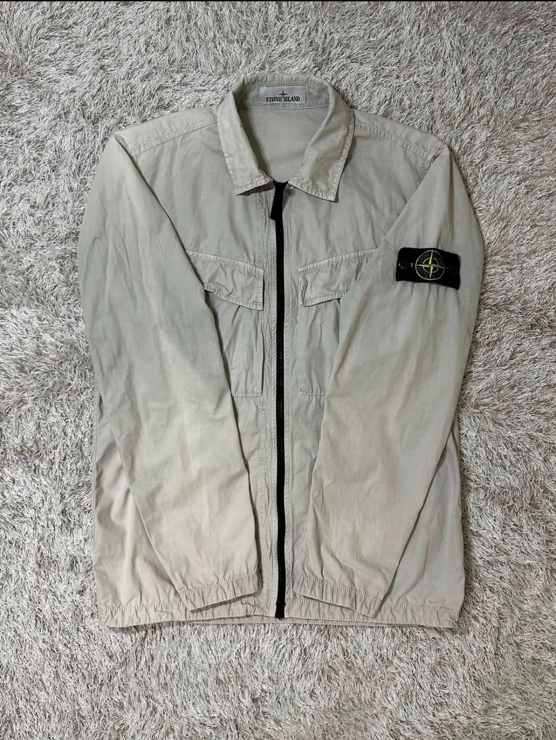 [M] 정품 스톤아일랜드 22FW 올드이펙트 오버셔츠 상품이미지1