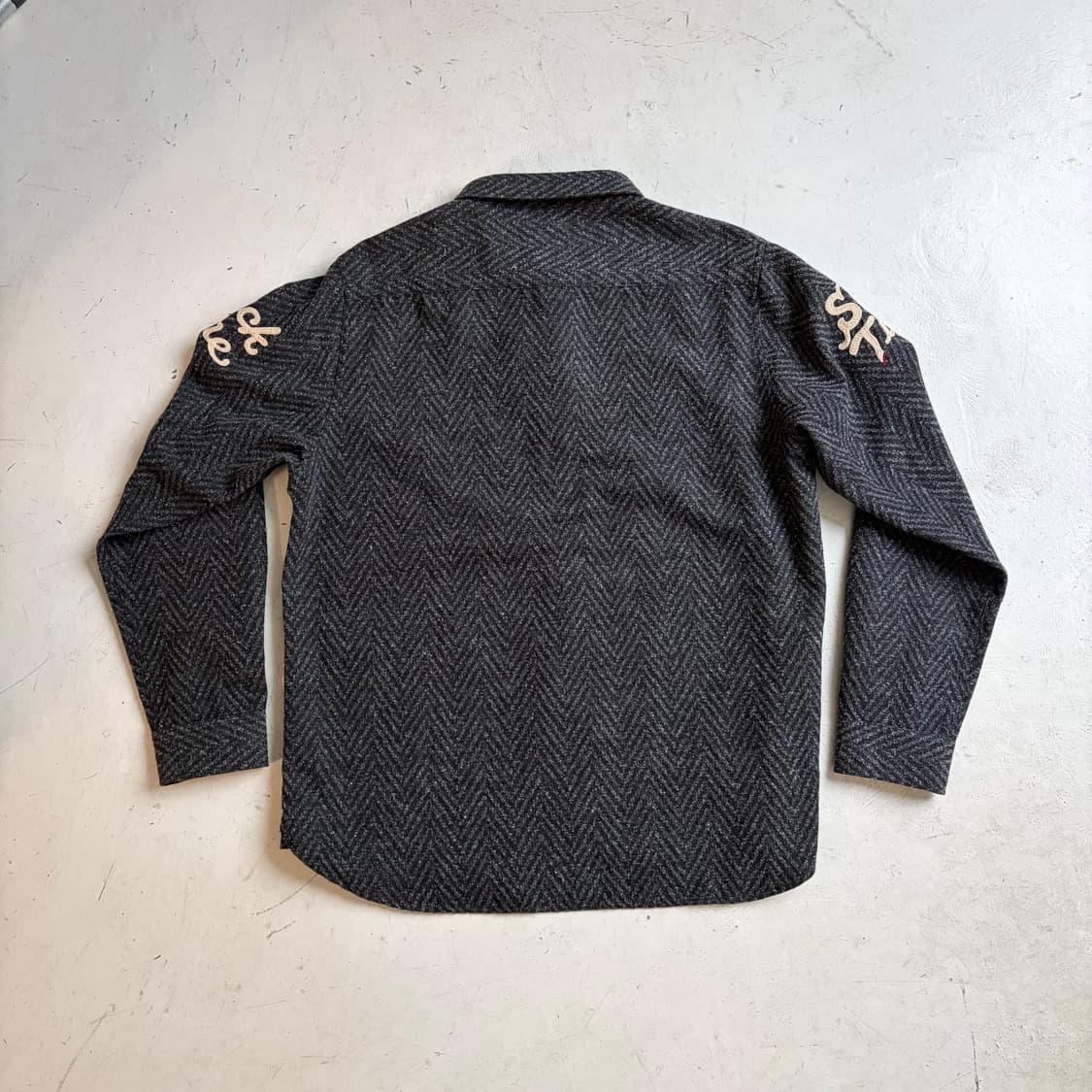 갱스터빌 빈티지 헤링본 셔츠 L 상품이미지8