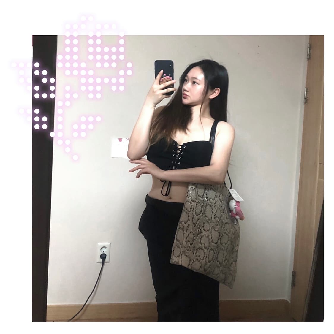 python skin Shoulder bag 👟  상품이미지4