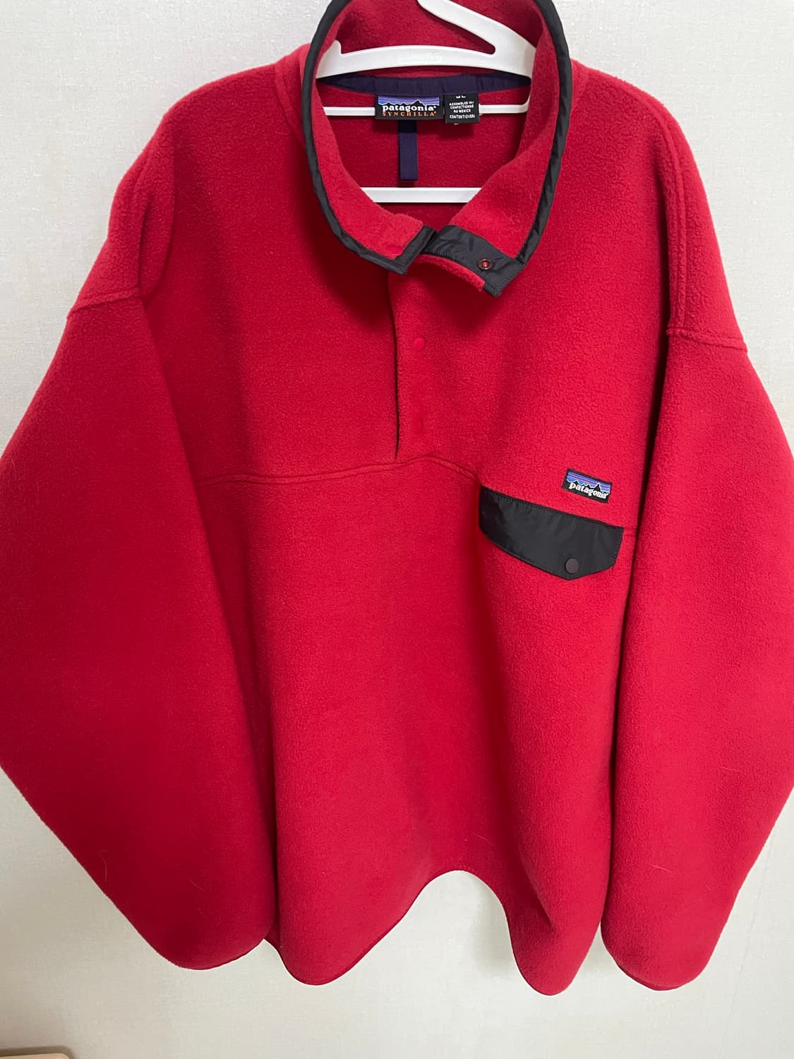 파타고니아 신칠라 90s 레드/블랙  상품이미지1