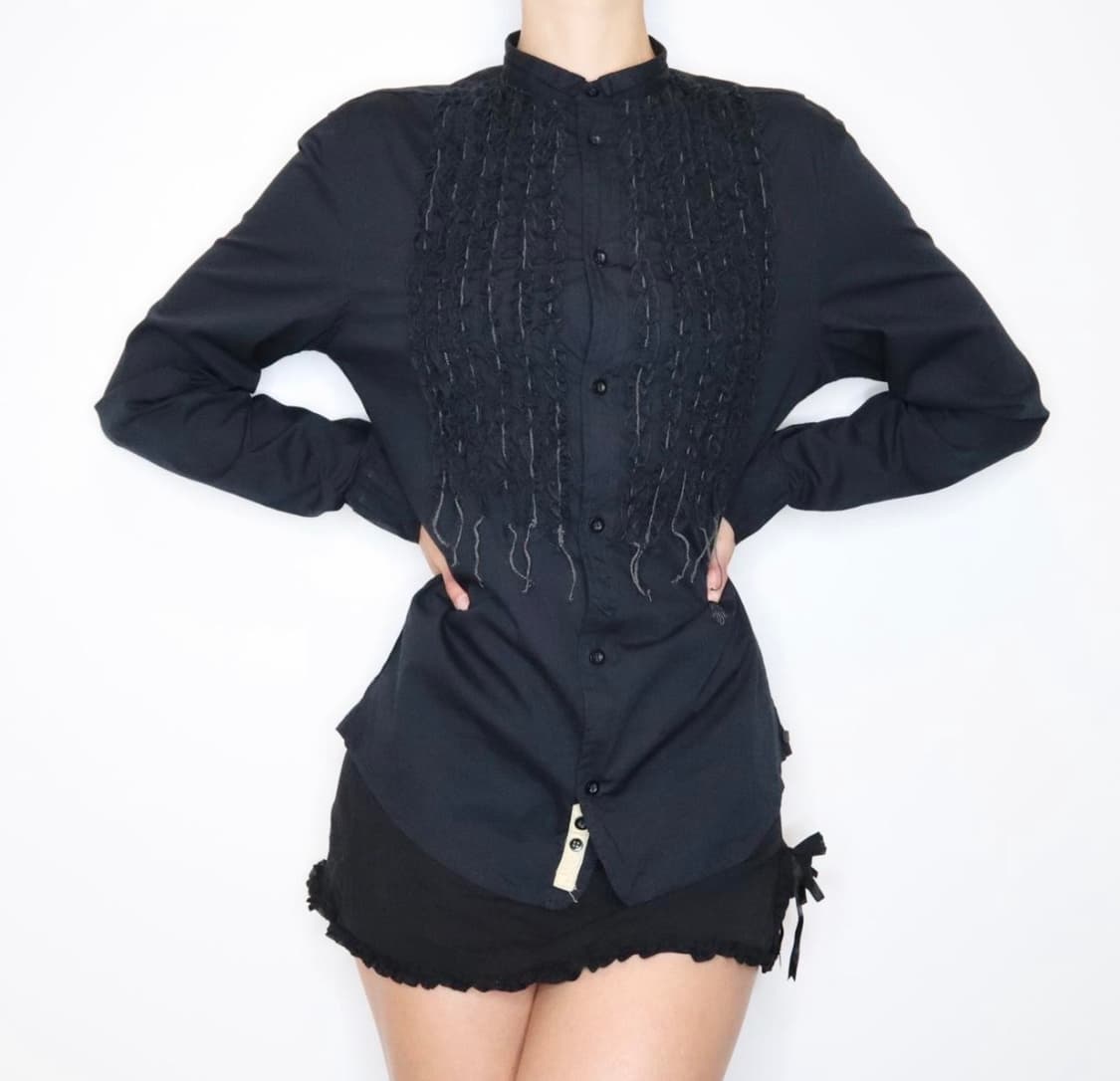 빈티지 디젤 블랙 버튼업 셔츠 상품이미지5