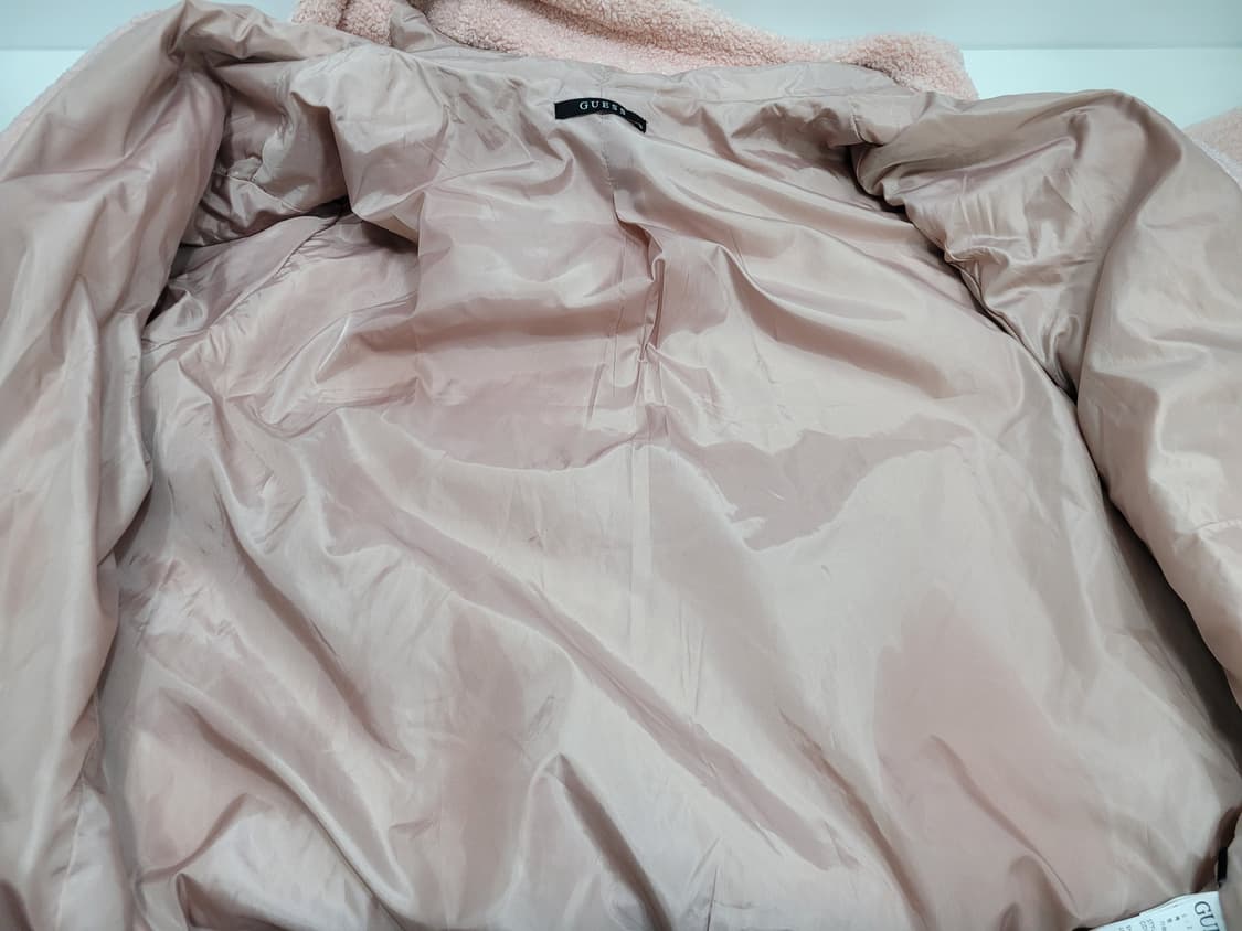 GUESS 21FW 게스 플리스 후드 집업 자켓 / 남 L 라이트핑크
 상품이미지7
