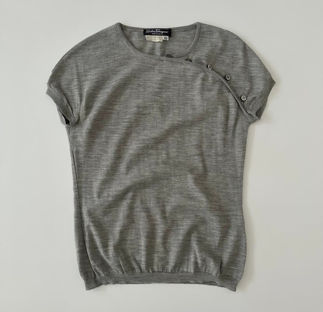 페라가모 ferragamo 반팔 니트 티셔츠 상품이미지2