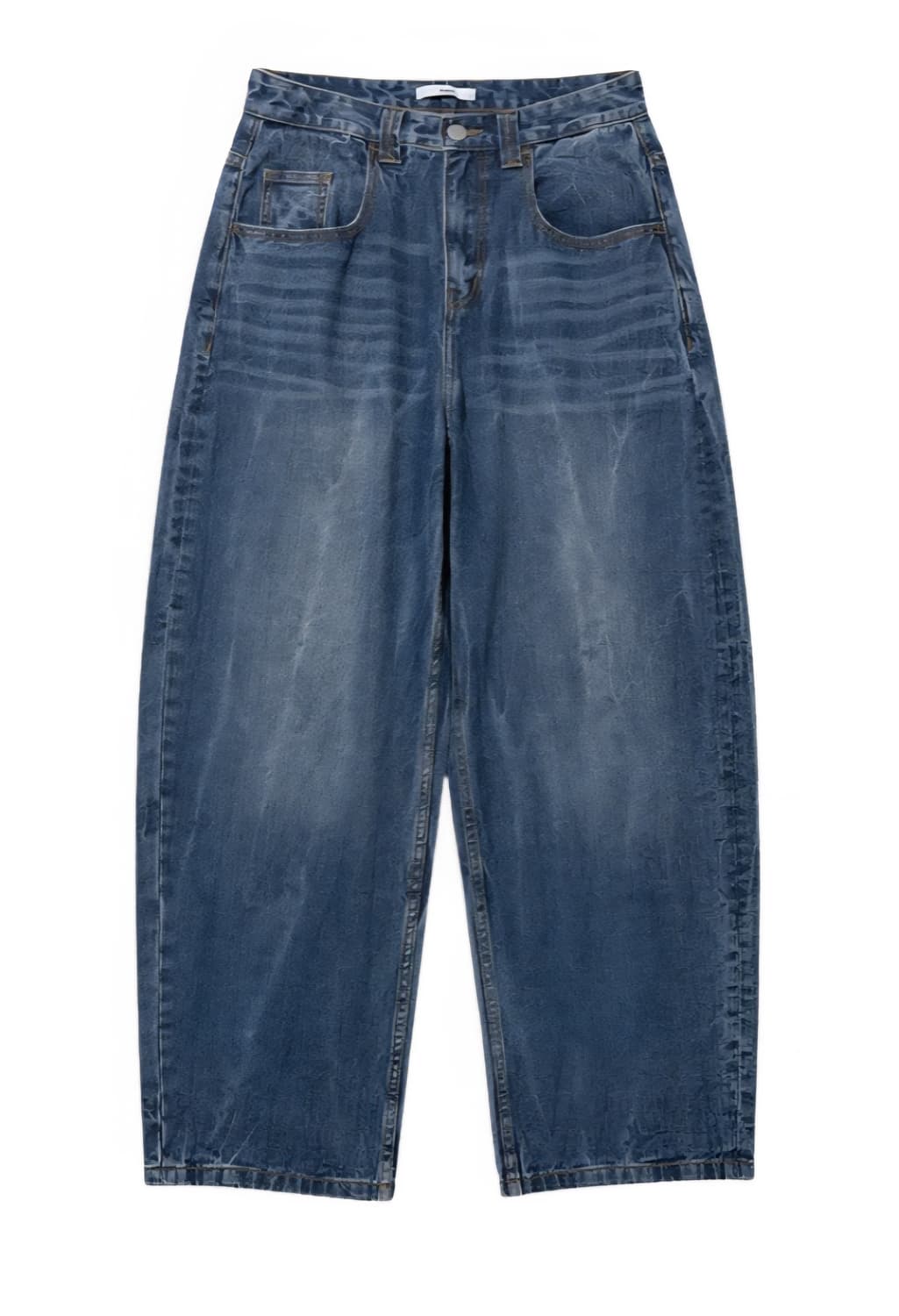 밀로 아카이브 커브드 팬츠 미드블루 m 상품이미지1