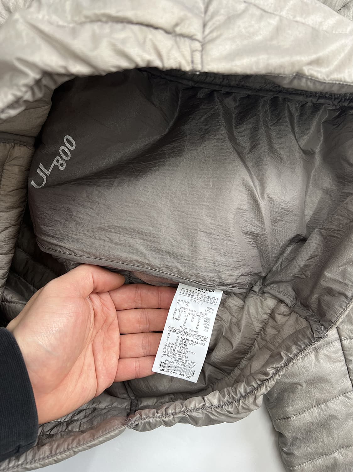 몽벨 경량 패딩 상품이미지4