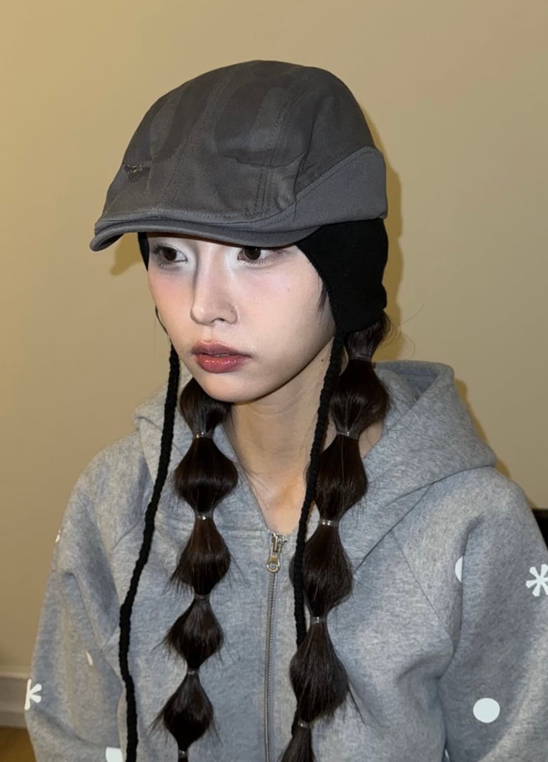 온스카 헌팅캡 그레이 상품이미지5