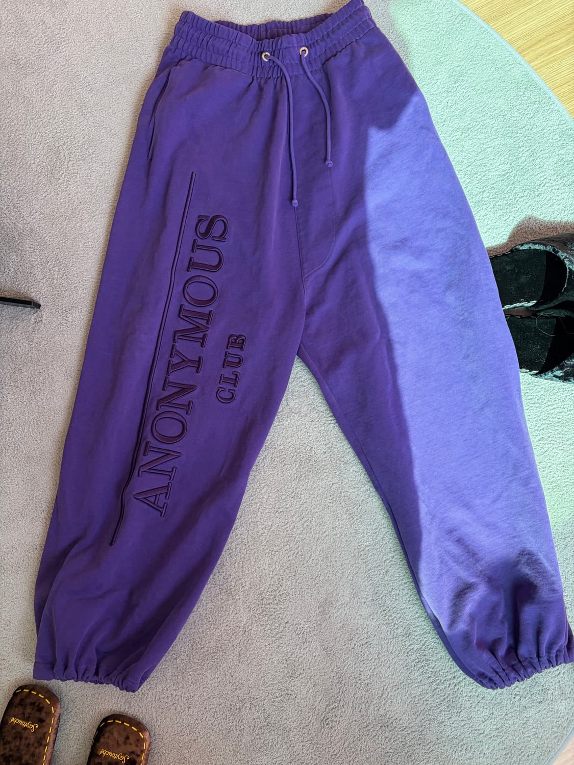 (S) 어나니머스 클럽 스웻팬츠 퍼플 상품이미지1