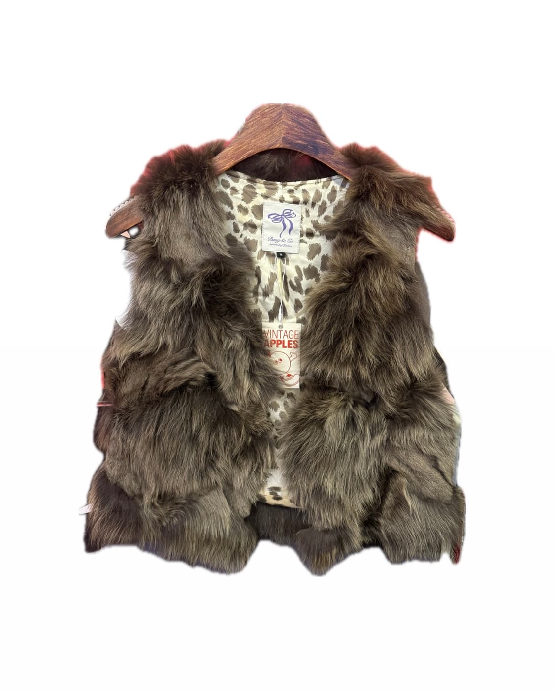 fox 퍼 조끼  상품이미지1