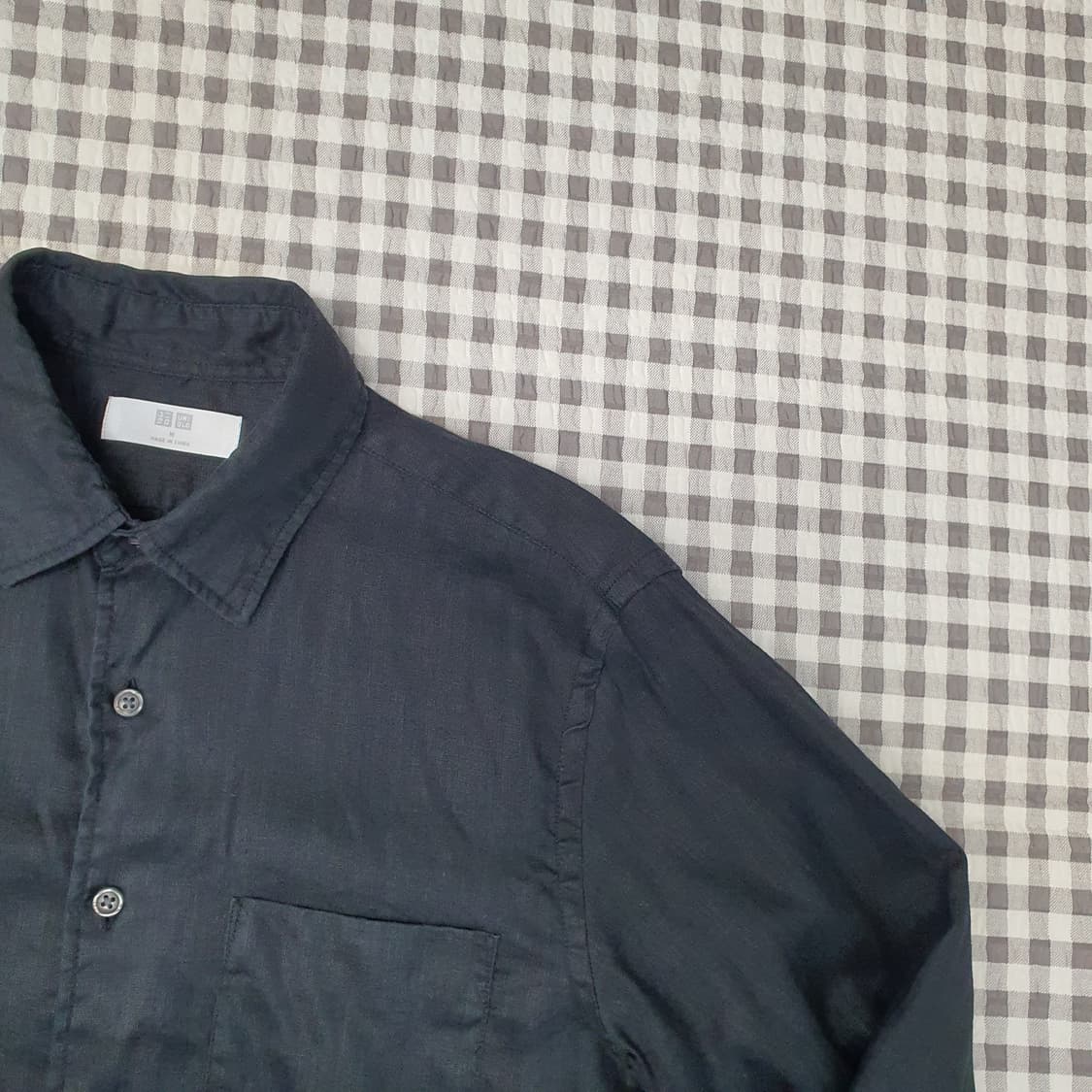 유니클로 마100 긴소매 셔츠 남자95 상품이미지3