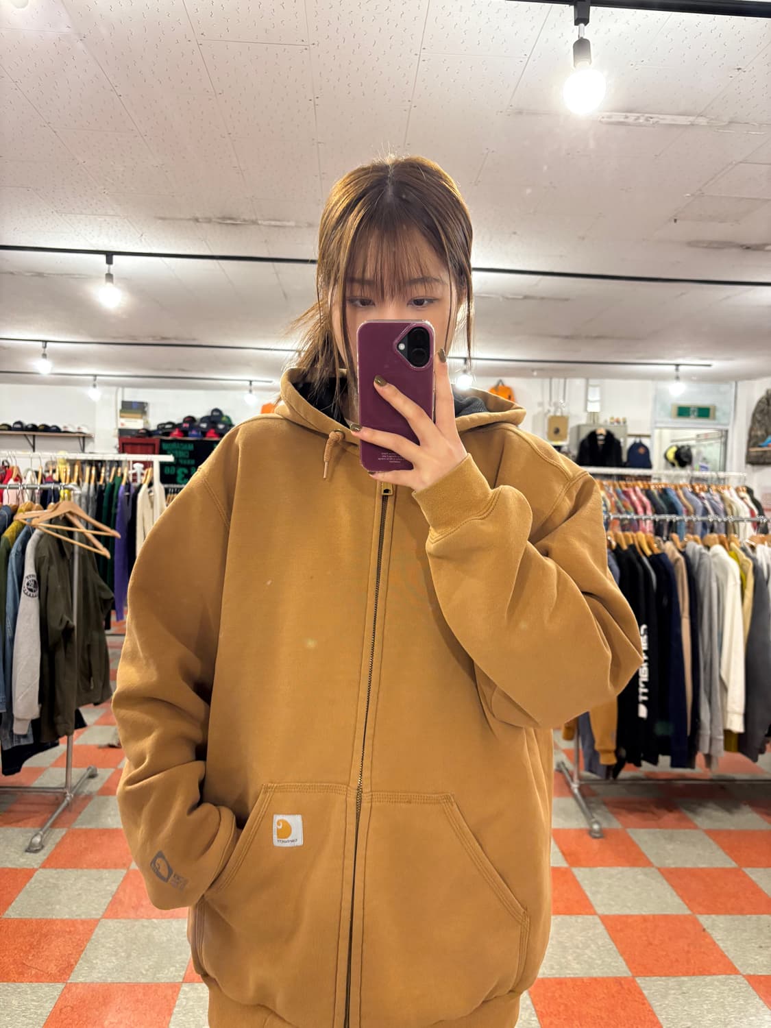 칼하트 후드집업 상품이미지1