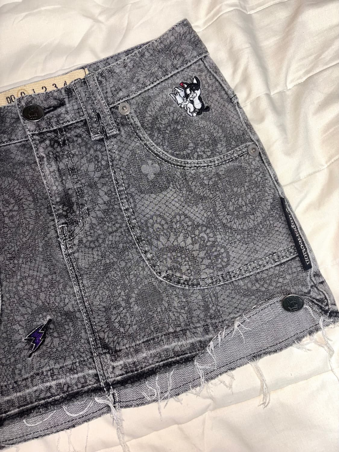 갸루 + 펑크 + y2k 빈티지 스커트 상품이미지3