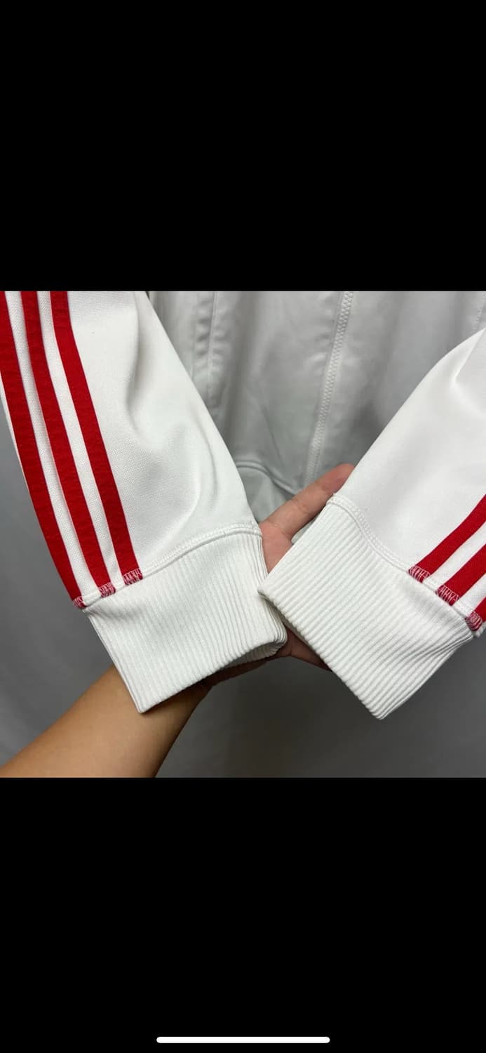 [정품/100] 아디다스 맨유 삼선 화이트레드 트랙탑/져지 상품이미지5