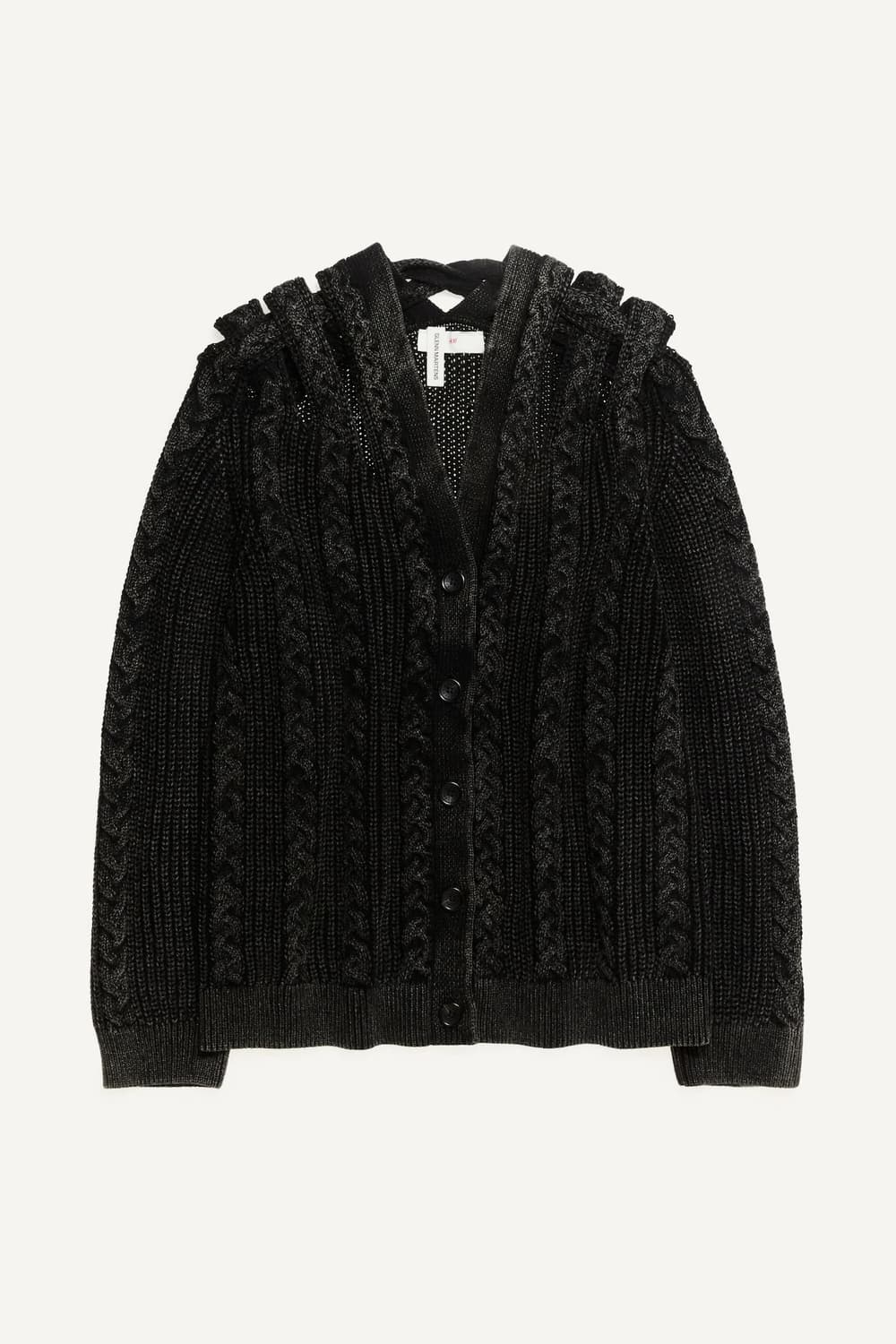 H&M 글렌마틴스 케이블 니트 가디건 xs 상품이미지2