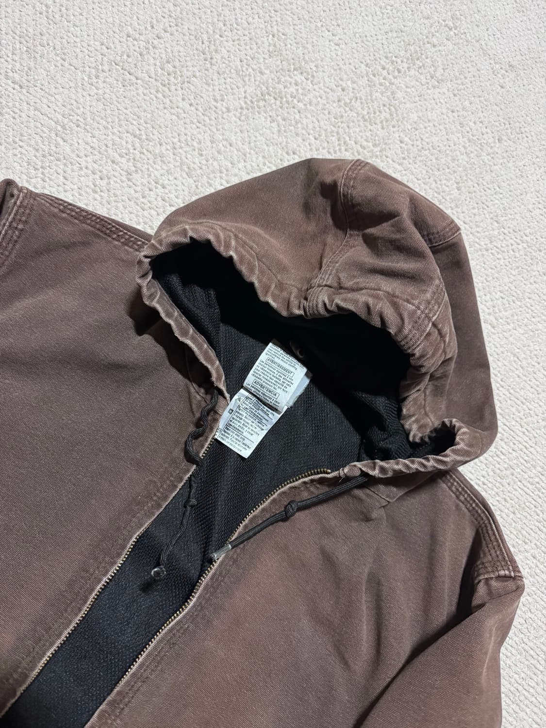 00s 칼하트 J208 브라운 덕 후드 액티브 자켓 M 상품이미지10