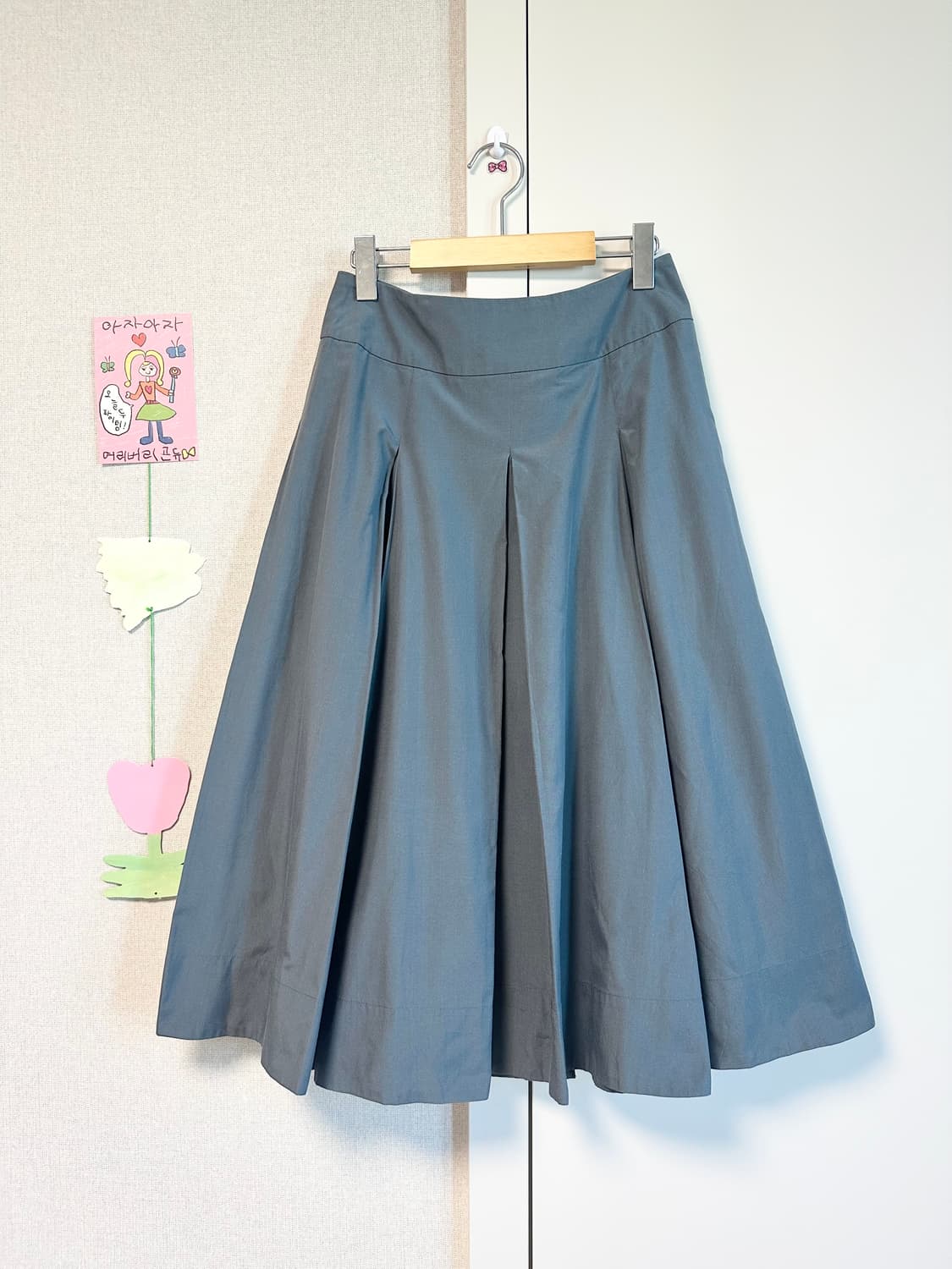 jpn 마가렛호웰 MHL 플리츠 미디 롱 스커트 상품이미지1