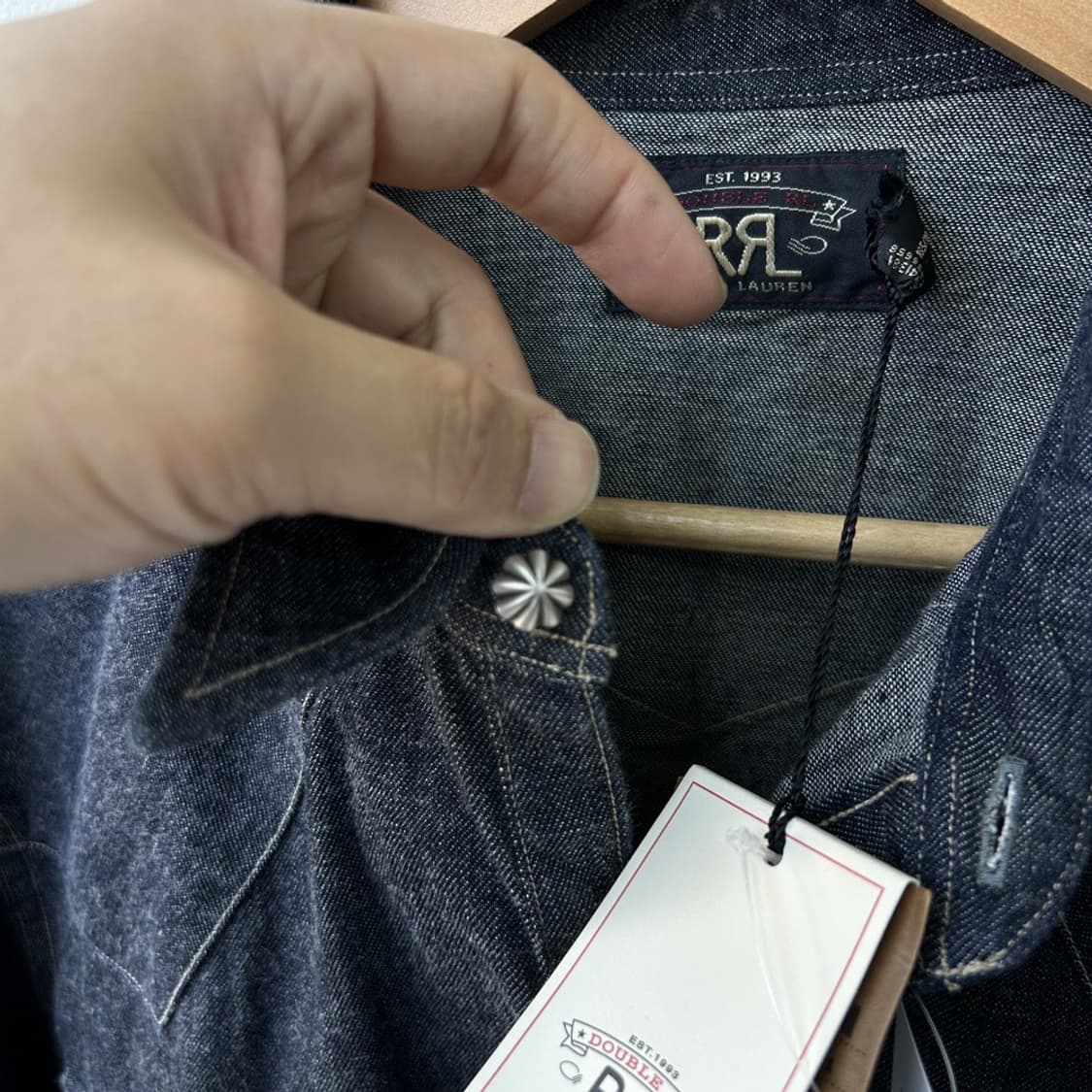 14915 - RRL 웨스턴 데님 셔츠 상품이미지7