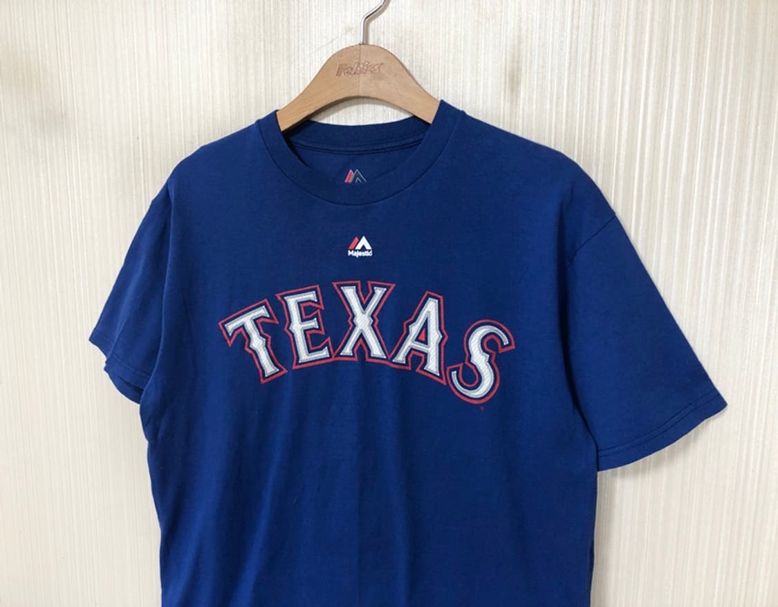 MLB 마제스틱 텍사스레인져스 플레이어티셔츠 M #17 추신수 상품이미지7