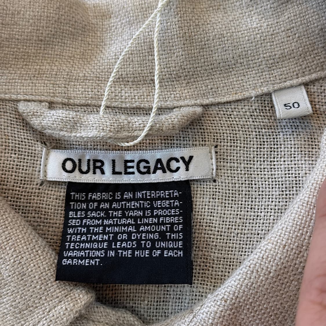 00 ~ 10S 아워레가시 린넨 셔츠 자켓 52 XL 상품이미지7