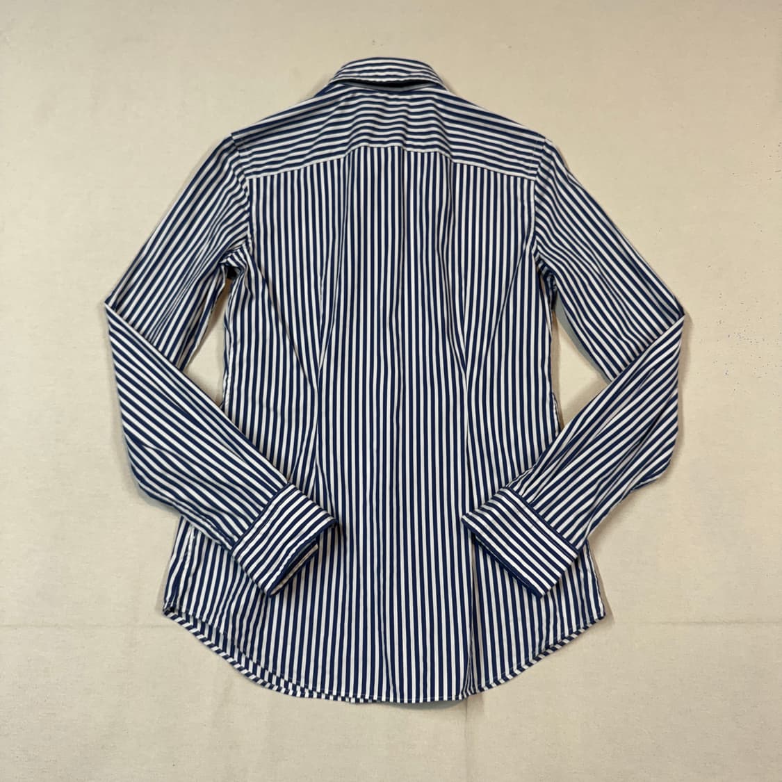 여S) 폴로 랄프로렌 슬림 스트레치 스트라이프 셔츠 블루 상품이미지5