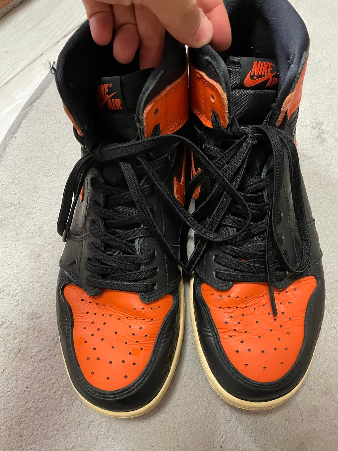 조던1 하이 백보드 3.0 무광 커스텀 260 상품이미지4