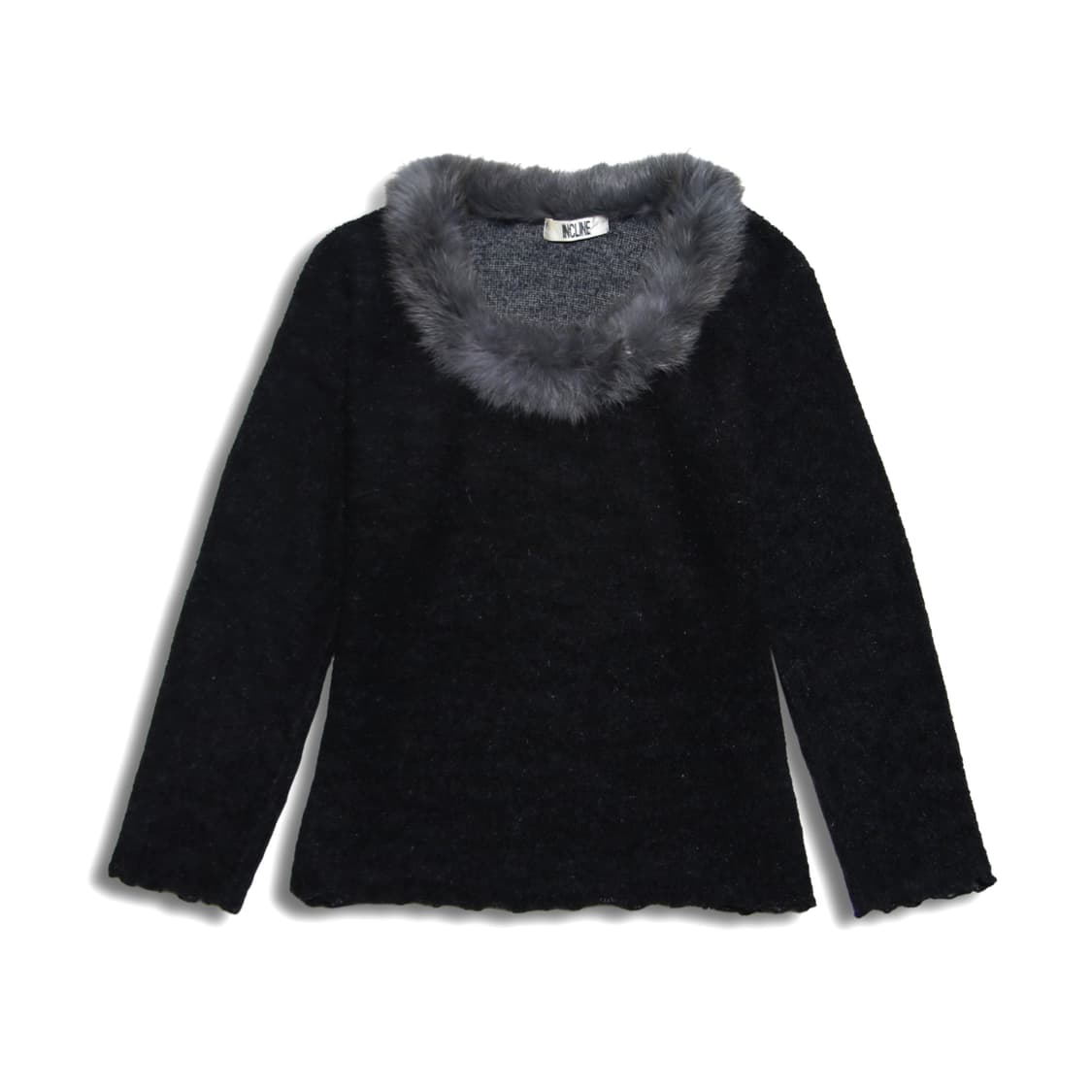 Incline Fur Detail knit 상품이미지1