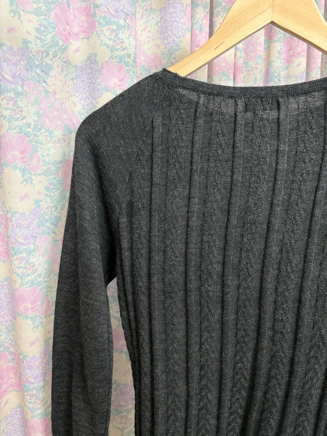 다크 그레이 긴소매 니트 상품이미지9