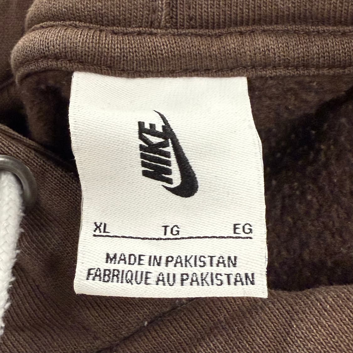 [정품/XL] 나이키 스우시 브라운 후드티 nrg b15 상품이미지5