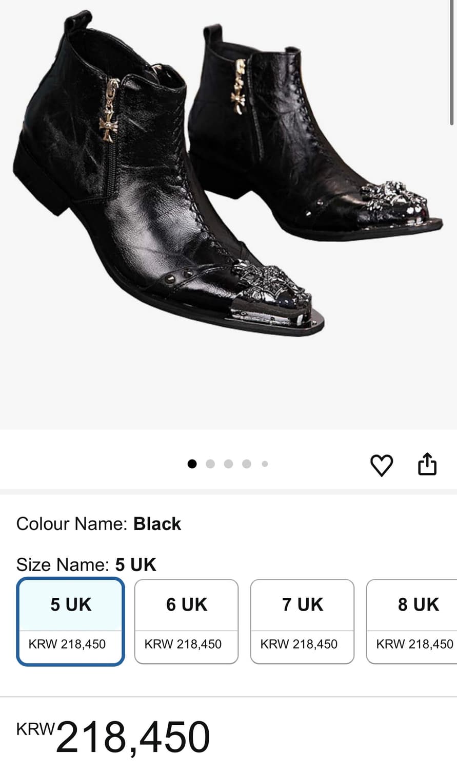 Jsix 레더 웨스턴 부츠 상품이미지2