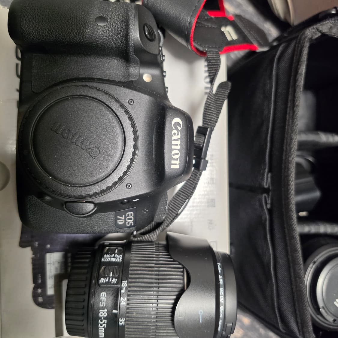 캐논 canon 7d + 18-55mm 렌즈 카메라 dslr 상품이미지3