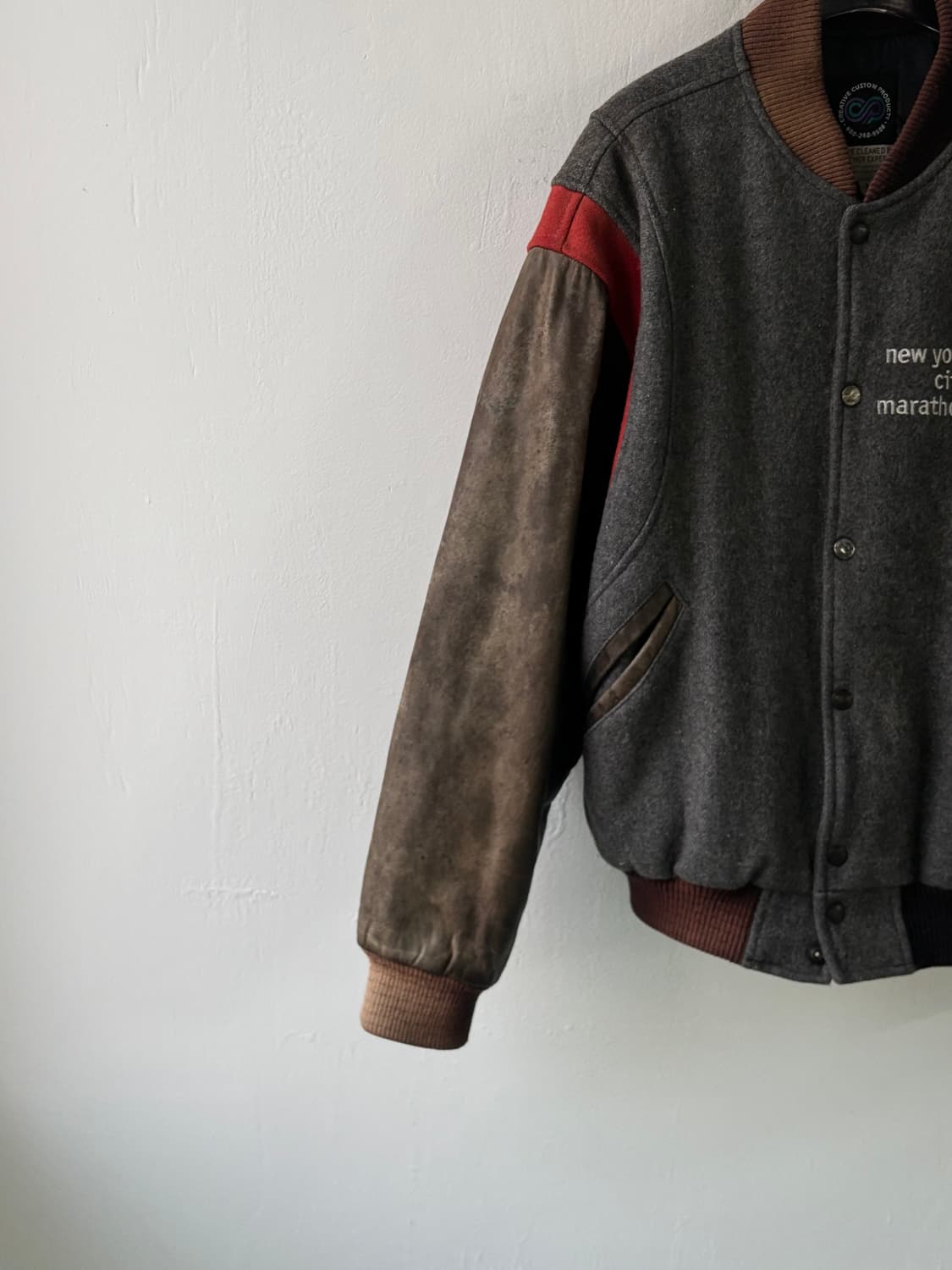 1997년 뉴욕 시티 마라톤 바시티 재킷 상품이미지4