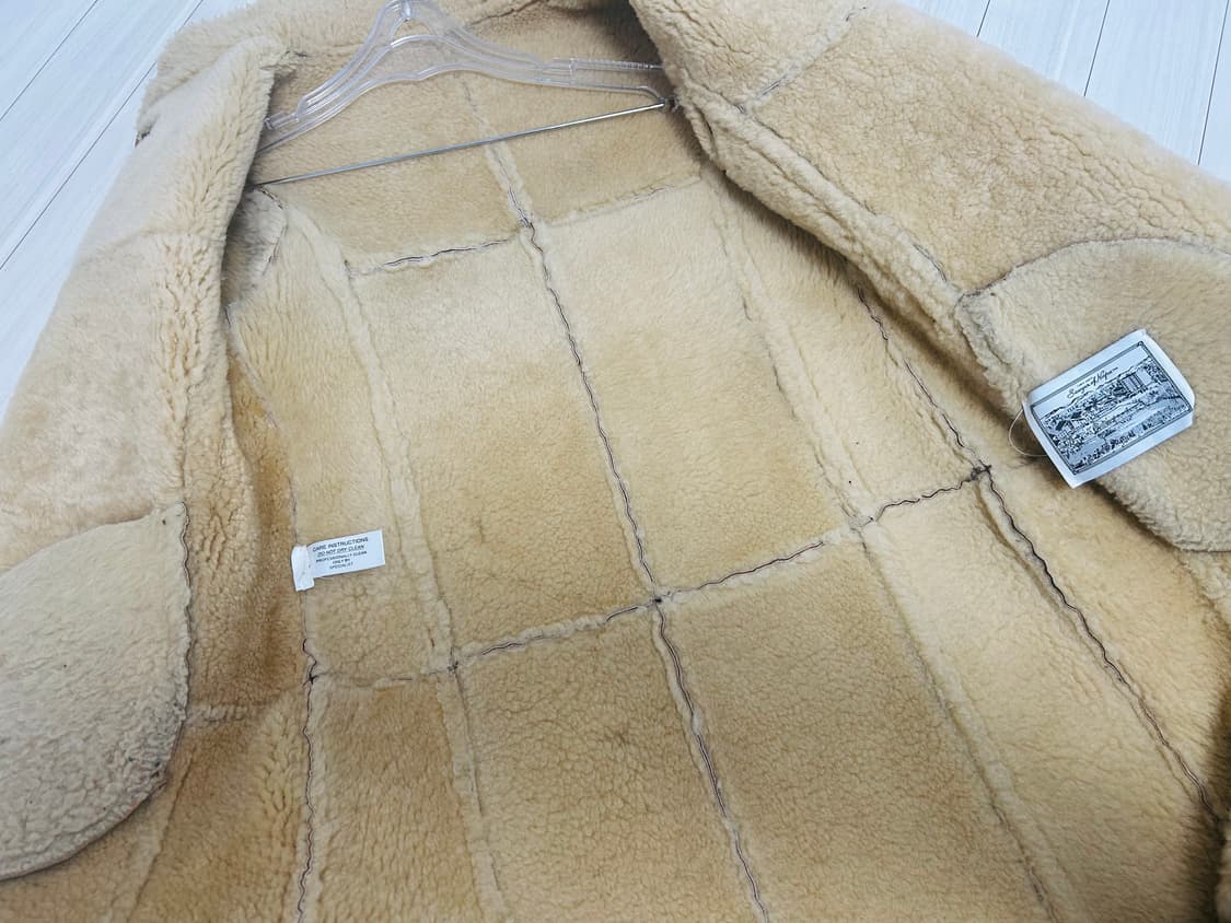 sawyer of Napa Original 시어링 리얼 무스탕 코트 상품이미지7