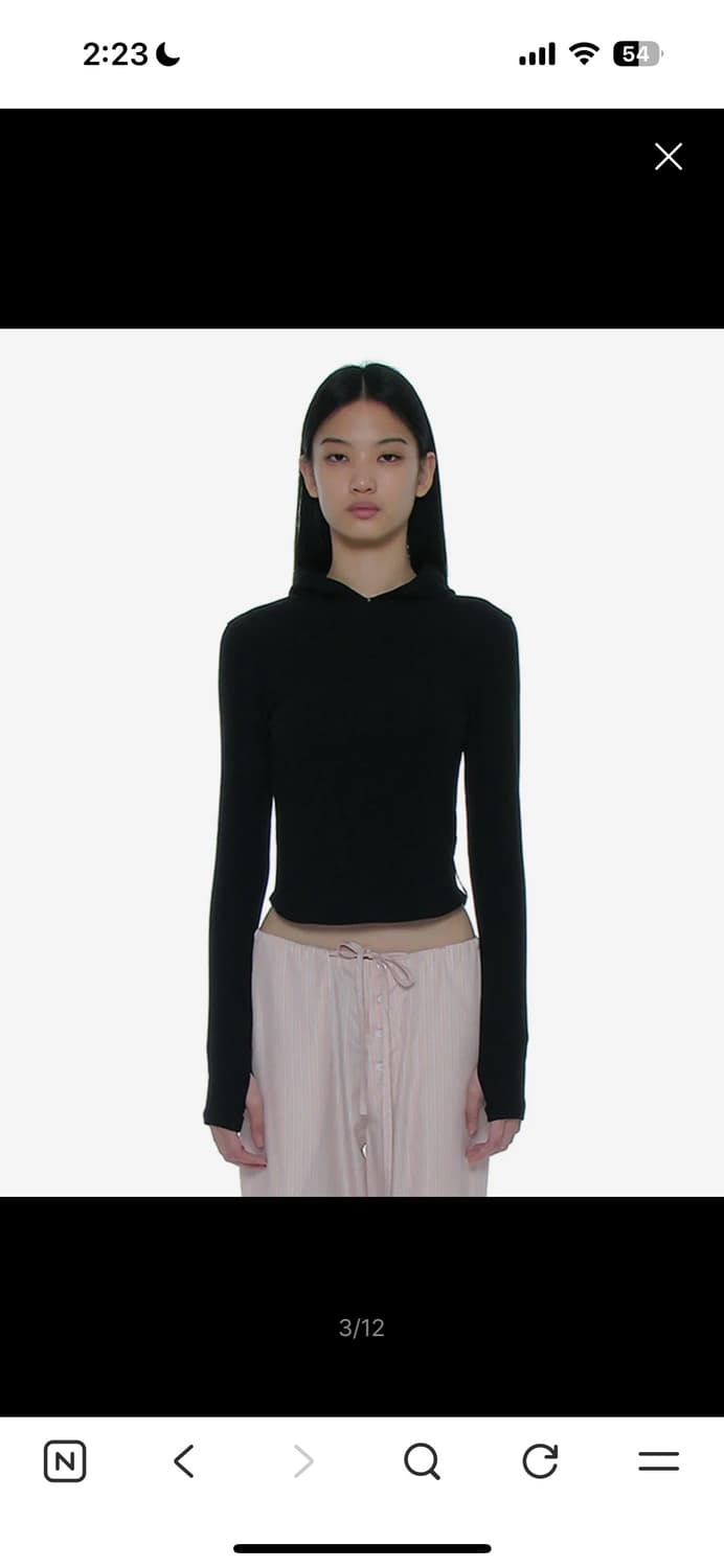 파르티멘토 우먼 롱 슬리브 후드 상품이미지1